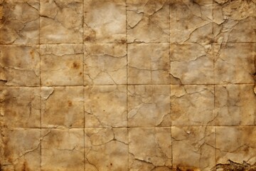 Aged Paper Texture Background With Square Tiles