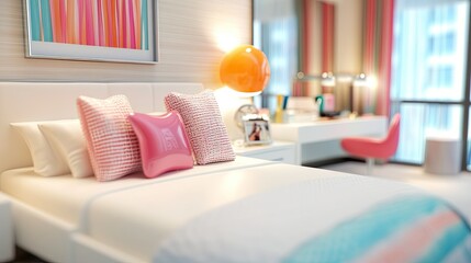 Girl's Bedroom Interior Design: Stylish and Chic Space