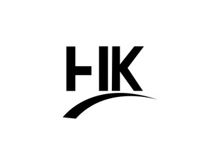 HK Logo Design Vector Art