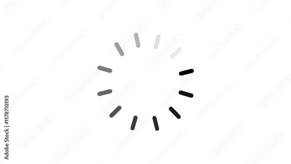 Aufkleber dynamic animated icon for waiting transition. suitable for app, mobile and website elements