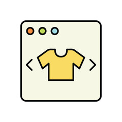 Product Categories icon isolated on a white background. Vector illustration.