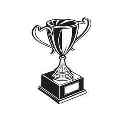 Gold cup innovation icon. Simple illustration of gold cup innovation vector icon for web design isolated on white background