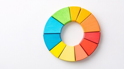 Obraz premium Visualization of economic cycles affecting interest rates and cost of capital decisions