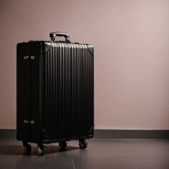 old suitcase on the wall