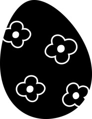 Cute patterned Easter egg black silhouette.
Isolated Easter egg clipart.
Good for greeting card,poster, banner, leaflet.
Transparent background.