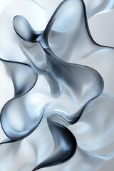 Gradual gradients transition into soft, organic membrane patterns, featuring delicate textures