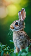 Fototapeta premium Bunny wildlife rodent animal.