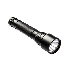 Flashlight isolated on white background full depth of field 
