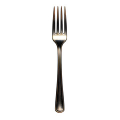 Fork isolated on white background full depth of field 
