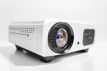 A Modern White Digital Projector Device