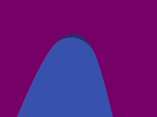 Abstract background with a curved blue shape on a purple backdrop.