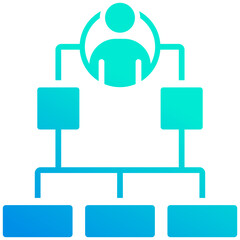 Obraz premium Organization Structure Icon