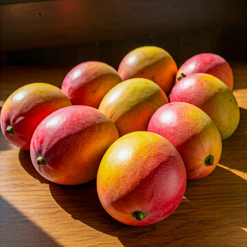 The mango is a tropical fruit with juicy, sweet flesh and vibrant, often yellow or orange skin