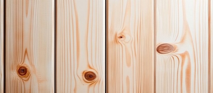 Natural wood planks texture background in top view with ample blank space for overlaying text or design elements - Powered by Adobe