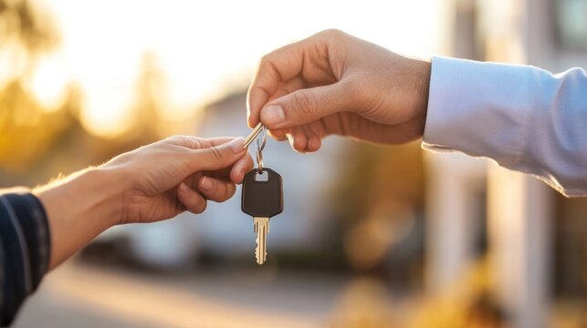 Handing Over Keys: New Home, New Beginnings