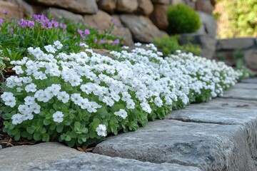 Naklejka premium Road Flower Pot, Street Bed, Plant Boxes Modern City Floristry, Urban Flowerbeds Design, City Flowers Landscaping