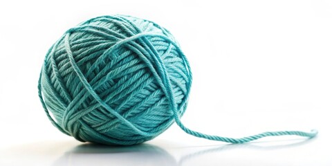 Ball of knitting wool isolated on background, knitting, wool, yarn, craft, handmade, textile, fabric, hobby, cozy