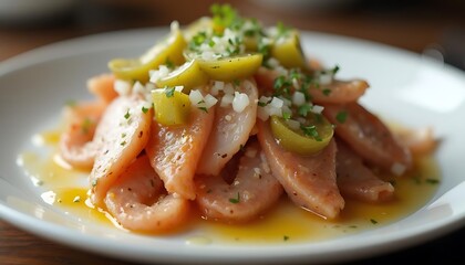 Delicious Spicy Tuna Salad with Olives and Garlic