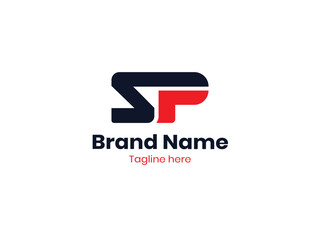ZP Letter Initial Logo Design Template Vector