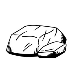 Stone Hand Drawn icon