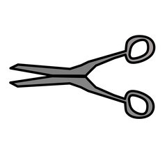 scissors isolated on white