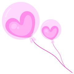 Heart balloons 