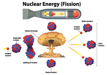 Nuclear Fission Process and Energy Release