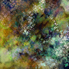 Иллюстрация без названиAbstract blurry painted seamless pattern in summer natural organic colors Grunge effect Grainy multicolor backgroundя