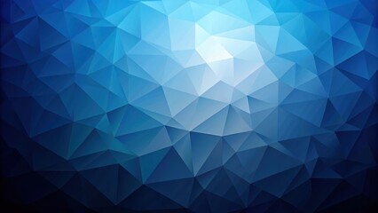 Obraz premium Dark blue gradient abstract polygon shaped background, polygon, abstract, background, texture, design, geometric, shape, gradient