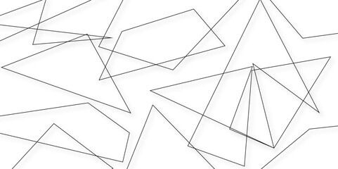 Fototapeta premium Abstract background black triangle stock line background. abstract artistic of geometric background. geometric pattern texture. The graphic design elements with isometric shape blocks. vector. 