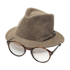 Detective Fedora: A Stylish Guide for Noir-Themed Designs on transparent background.