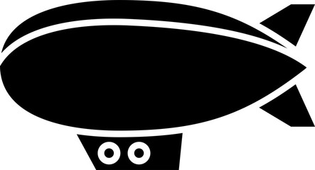 Silhouette Zeppelin Hot Air BAllon © Garner