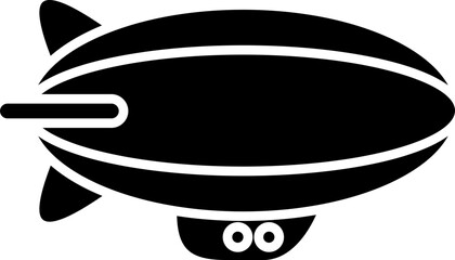 Silhouette Zeppelin Hot Air BAllon © Garner