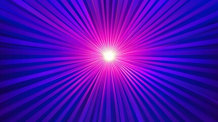 Abstract Purple and Blue Radiating Lines Design