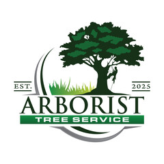 Arborist Tree Services Logo Design.