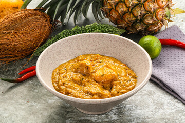 Indian cuisne - Chicken massala with sauce