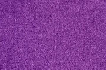Dark purple linen fabric cloth texture for background, natural textile pattern.