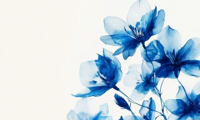 blue background