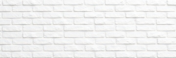 Obraz premium Clean white brick wall texture, ideal backdrop , vintage, white brick, architectural