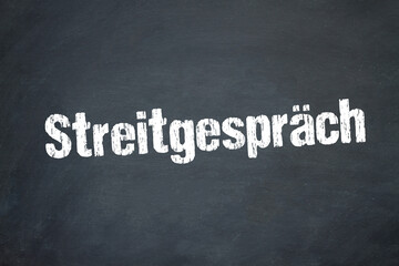 Obraz premium Streitgespräch