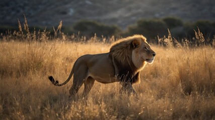 Wild life photography of lion
