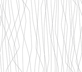 Vector seamless abstract pattern with thin, intertwined lines creating organic, almost natural shapes. White background
