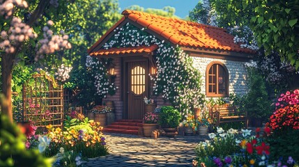 Dreamy Cottage Garden Escape 