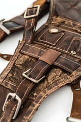 Exquisite and Durable Handcrafted Leather Harness for Outdoor Activities