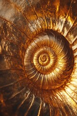 Obraz premium Golden Spiral Pattern