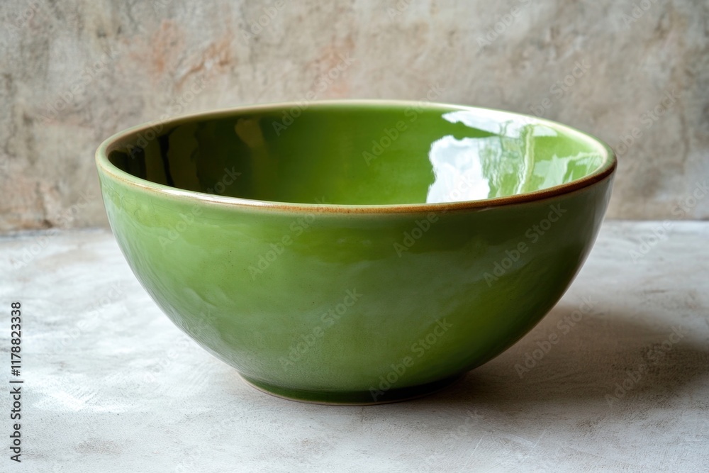 Canvas Prints Green Bowl on Counter