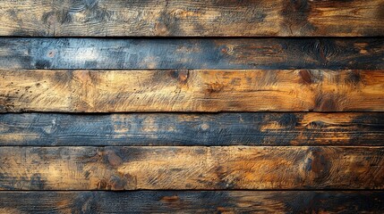 A textured wooden surface with dark and light hues, showcasing natural grain.