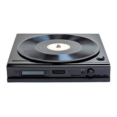 Obraz premium CD player isolated on white background full depth of field 