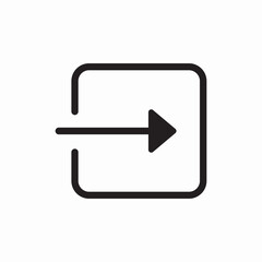 Obraz premium Arrow right direction navigation icon vector sign