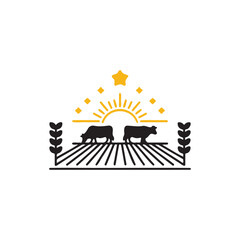 Agriculture Farm Logo Design Template